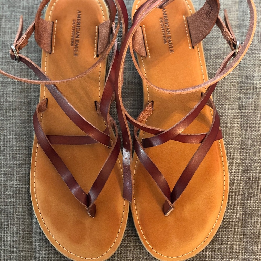 American Eagle Leather Sandals